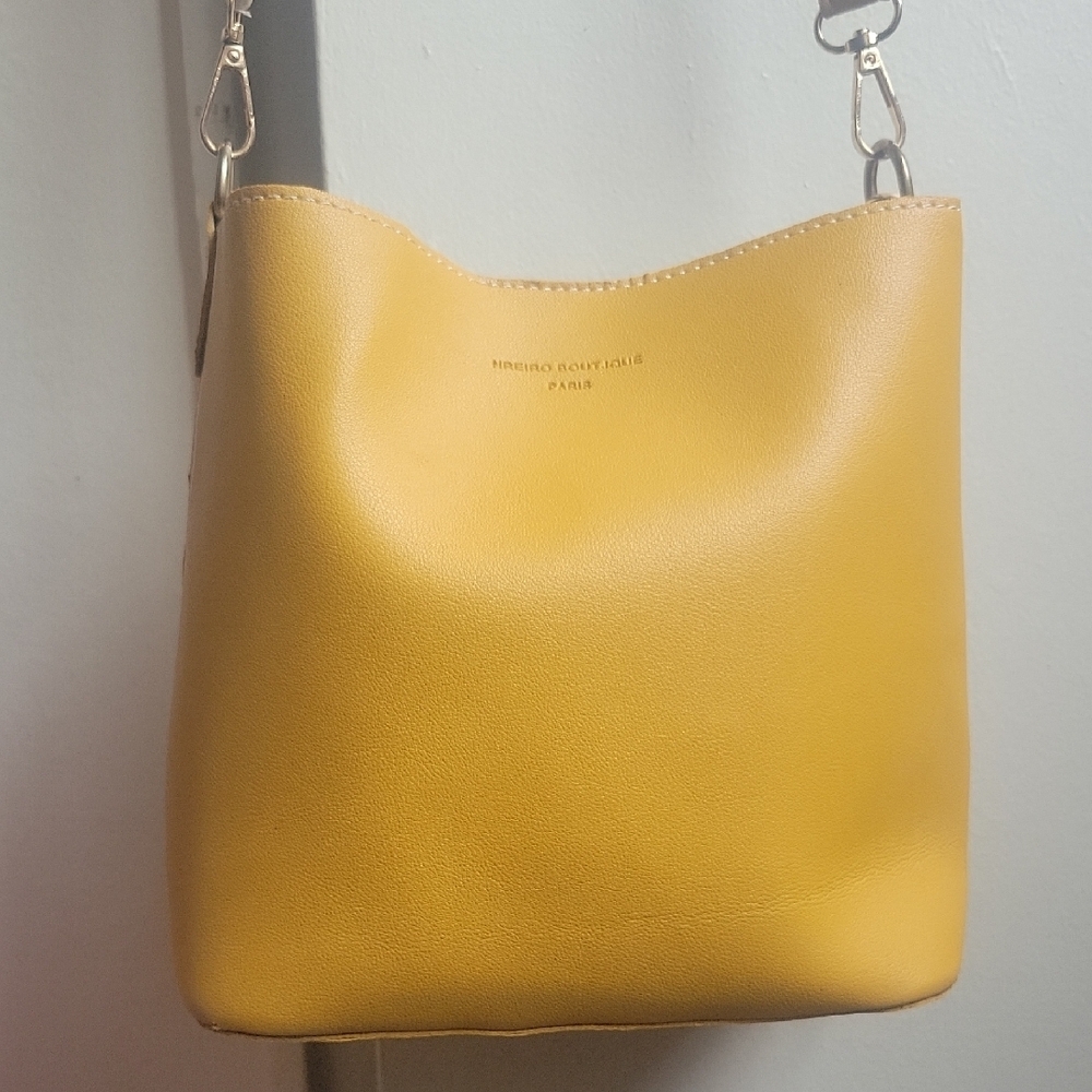 Yellow and White Women Bag - Picture 4 of 14